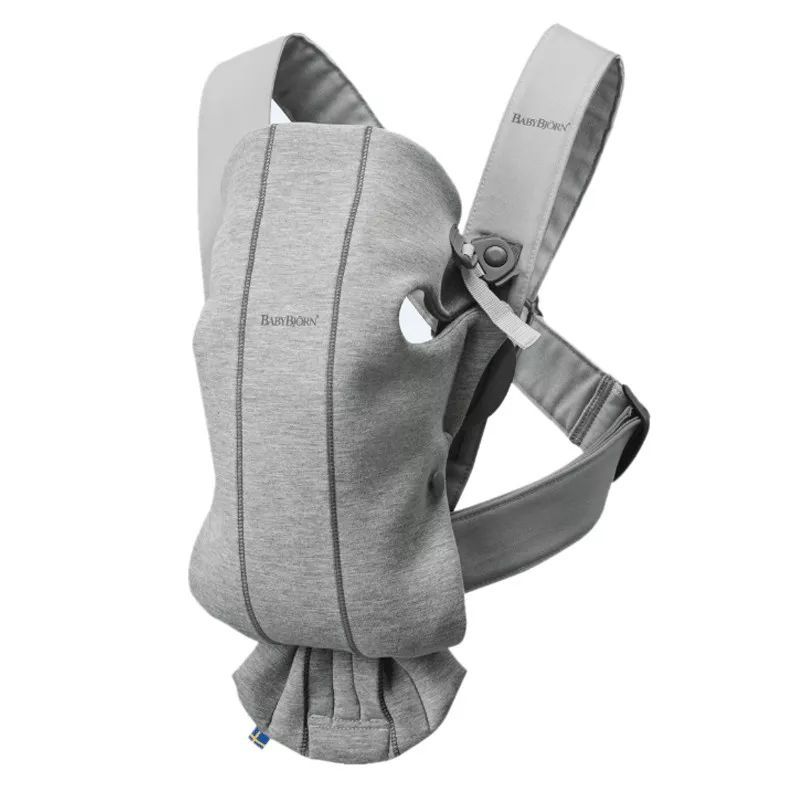 BABYBJORN MOCHILA MINI SOFT JERSEY color LIGHT GREY BABYBJORN MOCHILA MINI SOFT JERSEY color LIGHT GREY