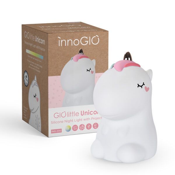 INNOGIO LUZ NOCTURNA SILICONA UNICORN