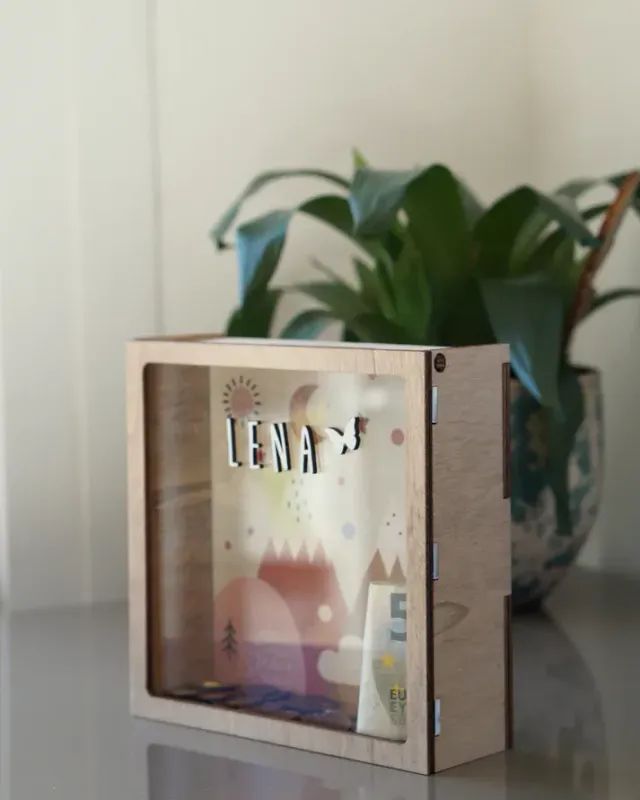 VINTIUN HUCHA-CAJA DE RECUERDOS modelo MONTAÑAS