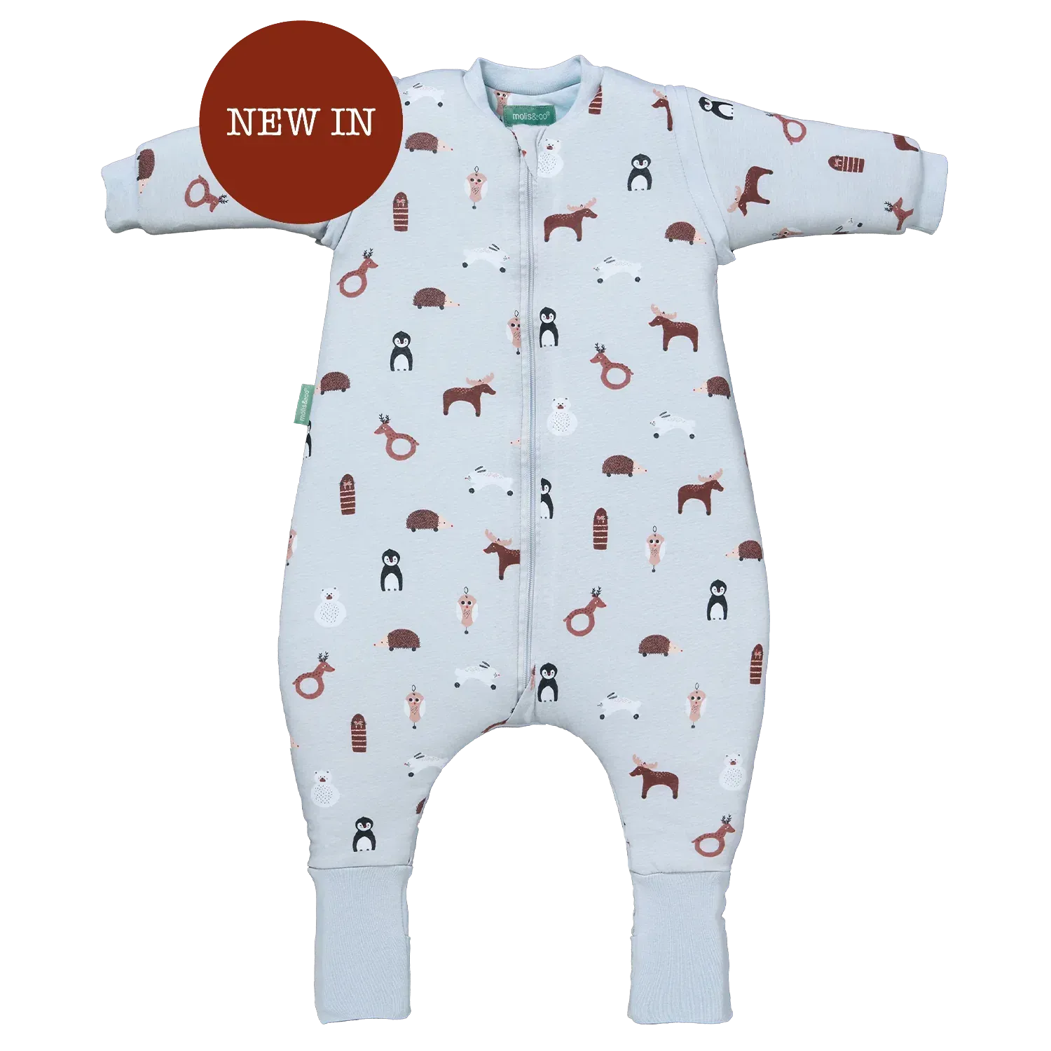 MOLIS SACO DORMIR MANGAS/CALCETINES TOG 2.5 color WINTER ANIMALS