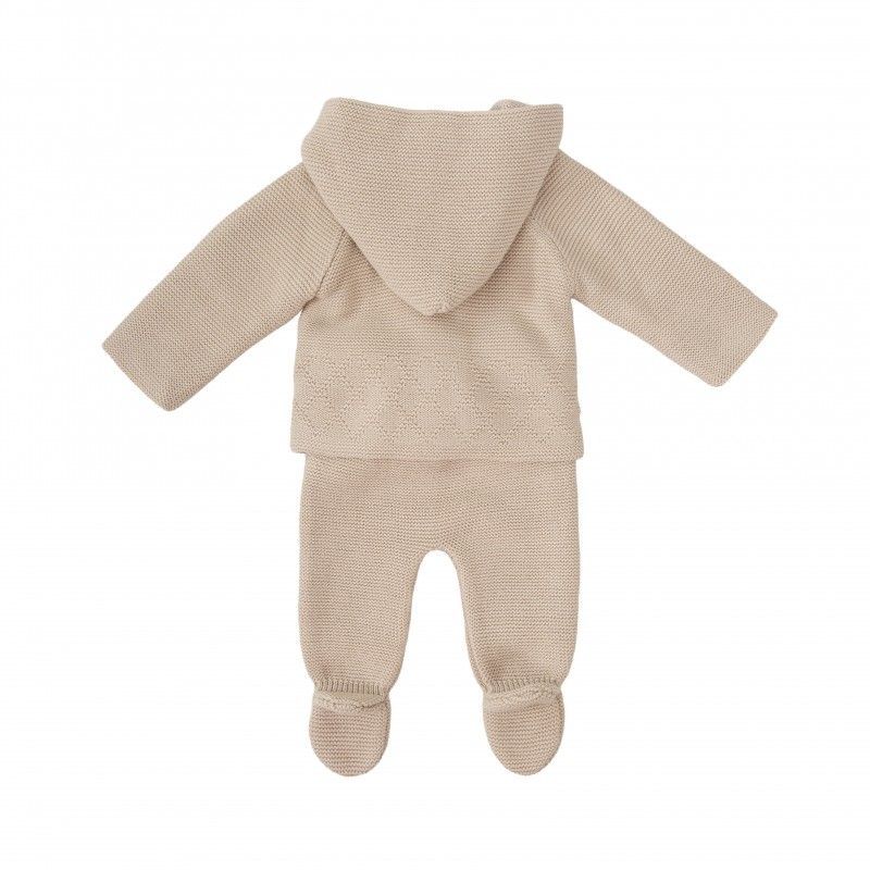 BABIDU CHAQUETA+POLAINA Escarcha COLOR Beige