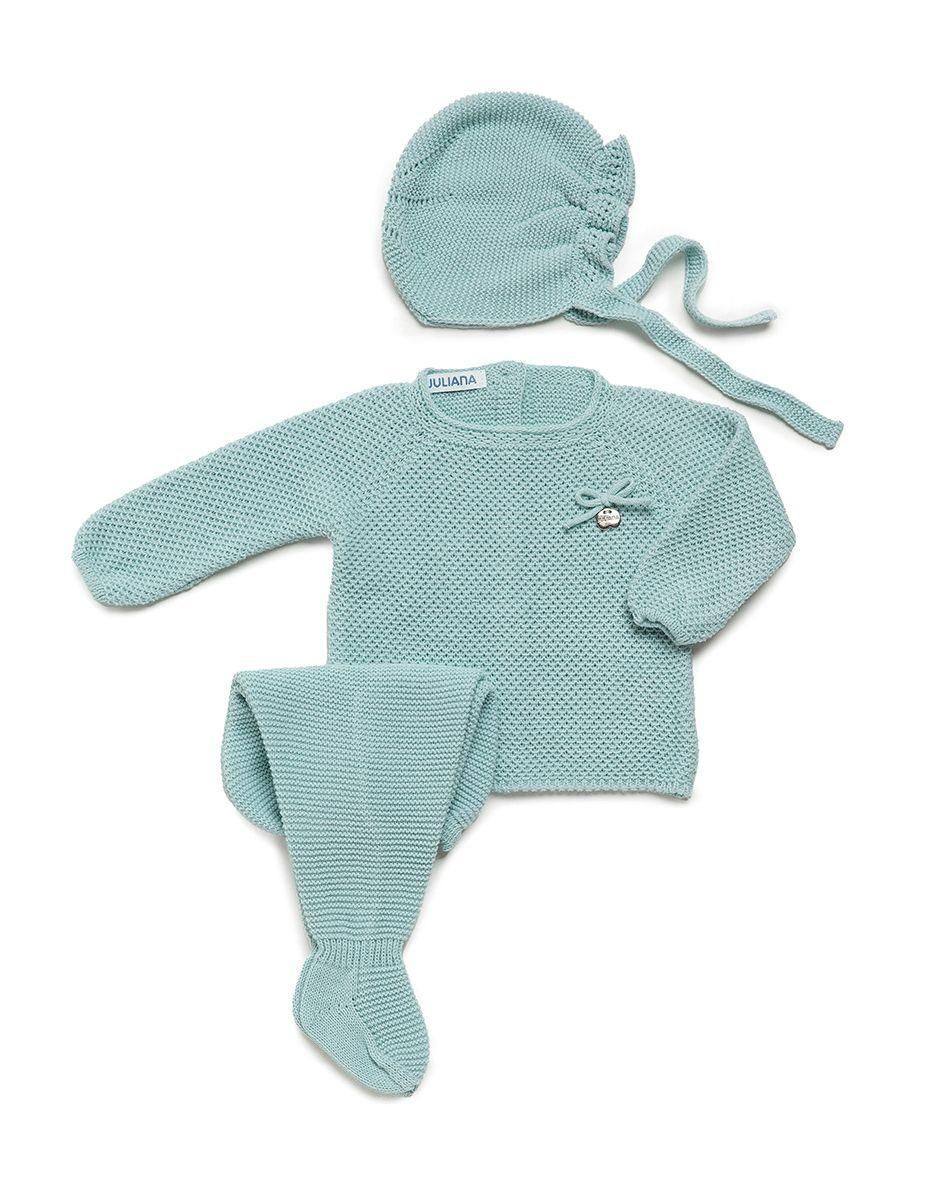 JULIANA CONJUNTO POLAINA+CAPOTA PIANO color VERDE MENTA