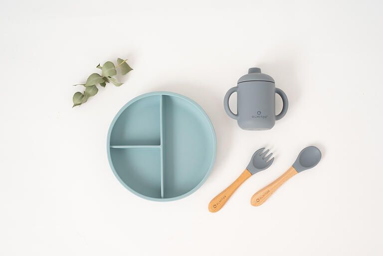 OLMITOS VAJILLA PLATO DIVIDIDO varios colores