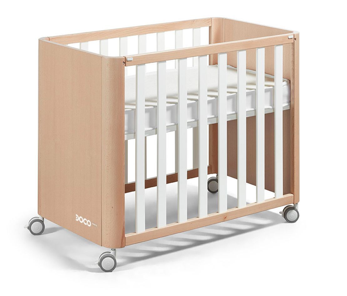 COTINFANT MINICUNA COLECHO DOCO WOOD 90*50 natural/blanco