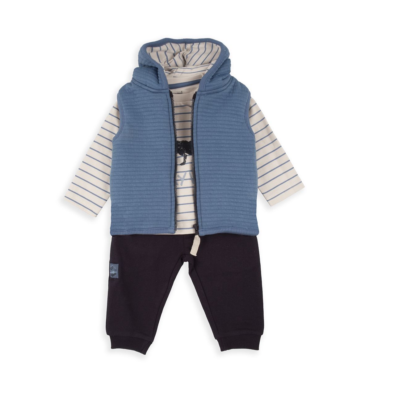 BABYBOL CONJUNTO 3 PIEZAS. CON CHALECO