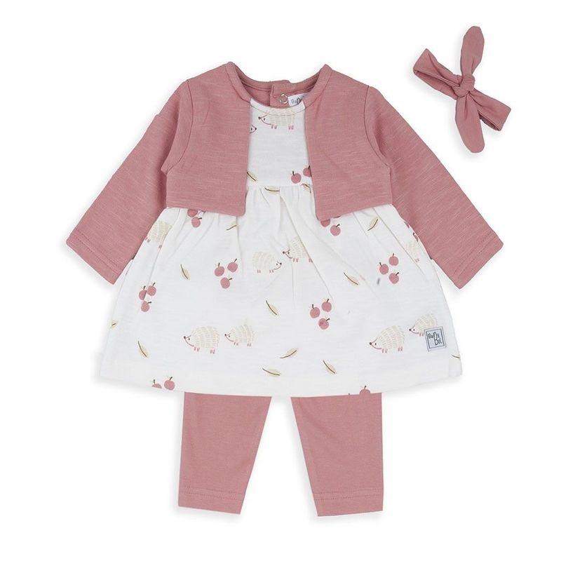 BABYBOL CONJUNTO VESTIDO+LEGGINS+TURBANTE