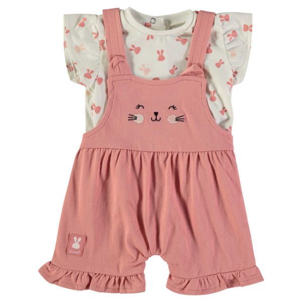 BABYBOL PETO CORTO+CAMISETA NIÑA