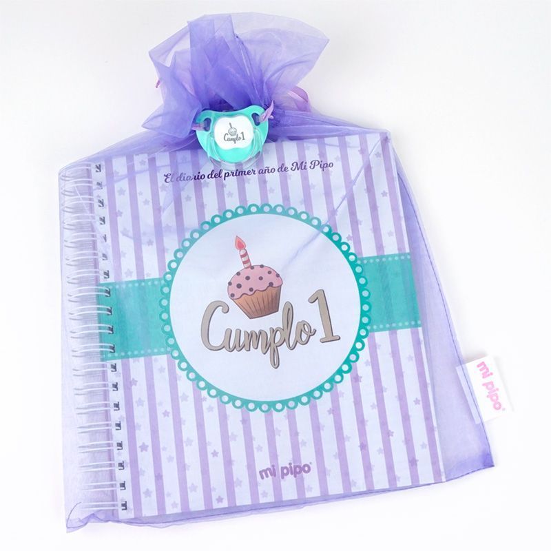 DIARIO DEL PRIMER AÑO + CHUPO tetina fisiológica ( consultar fecha entrega )