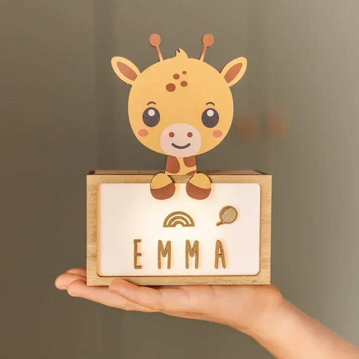 VINTIUN LÁMPARA JIRAFA PERSONALIZABLE VINTIUN LÁMPARA JIRAFA PERSONALIZABLE