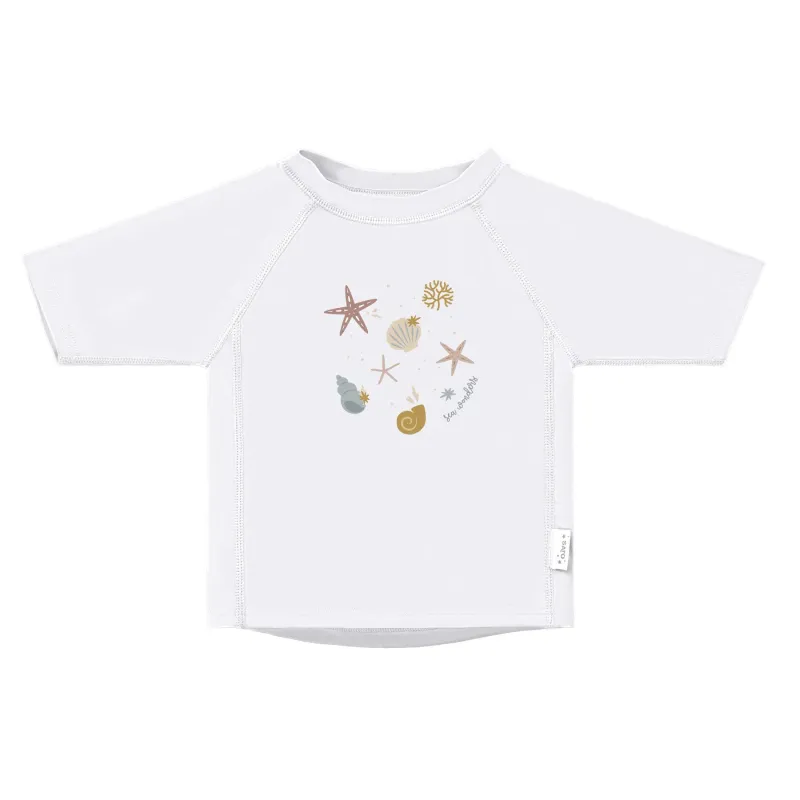 SARO CAMISETA PROTECCIÓN SOLAR color BLANCO CARACOLAS