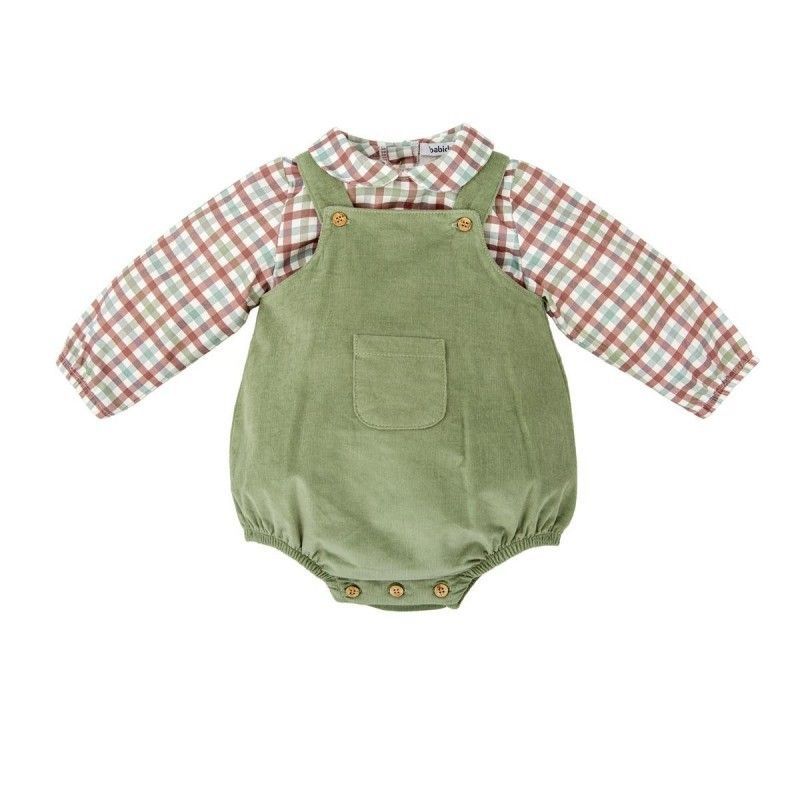BABIDU CONJUNTO PETO+CAMISA Horizonte * solo talla 12 meses * BABIDU CONJUNTO PETO+CAMISA Horizonte * solo talla 12 meses *