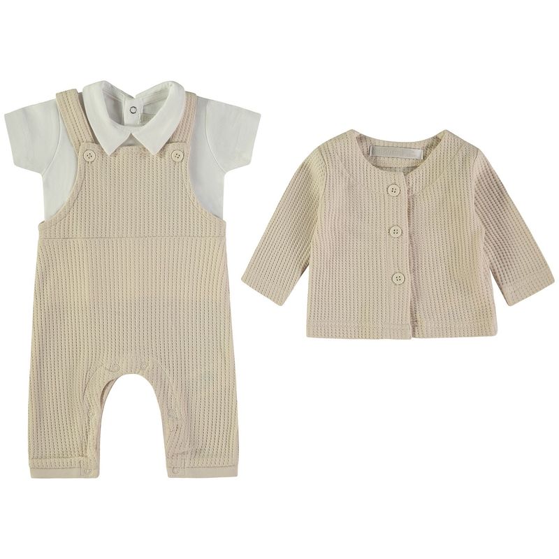 BABYBOL CONJUNTO CHAQUETA, PETO Y CAMISETA M. CORTA