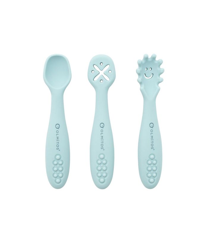 OLMITOS SET CUBIERTOS APRENDIZAJE / PRE-CUCHARAS ( 3 colores )