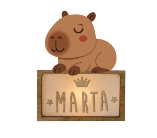 VINTIUN LÁMPARA PERSONALIZABLE CAPIBARA