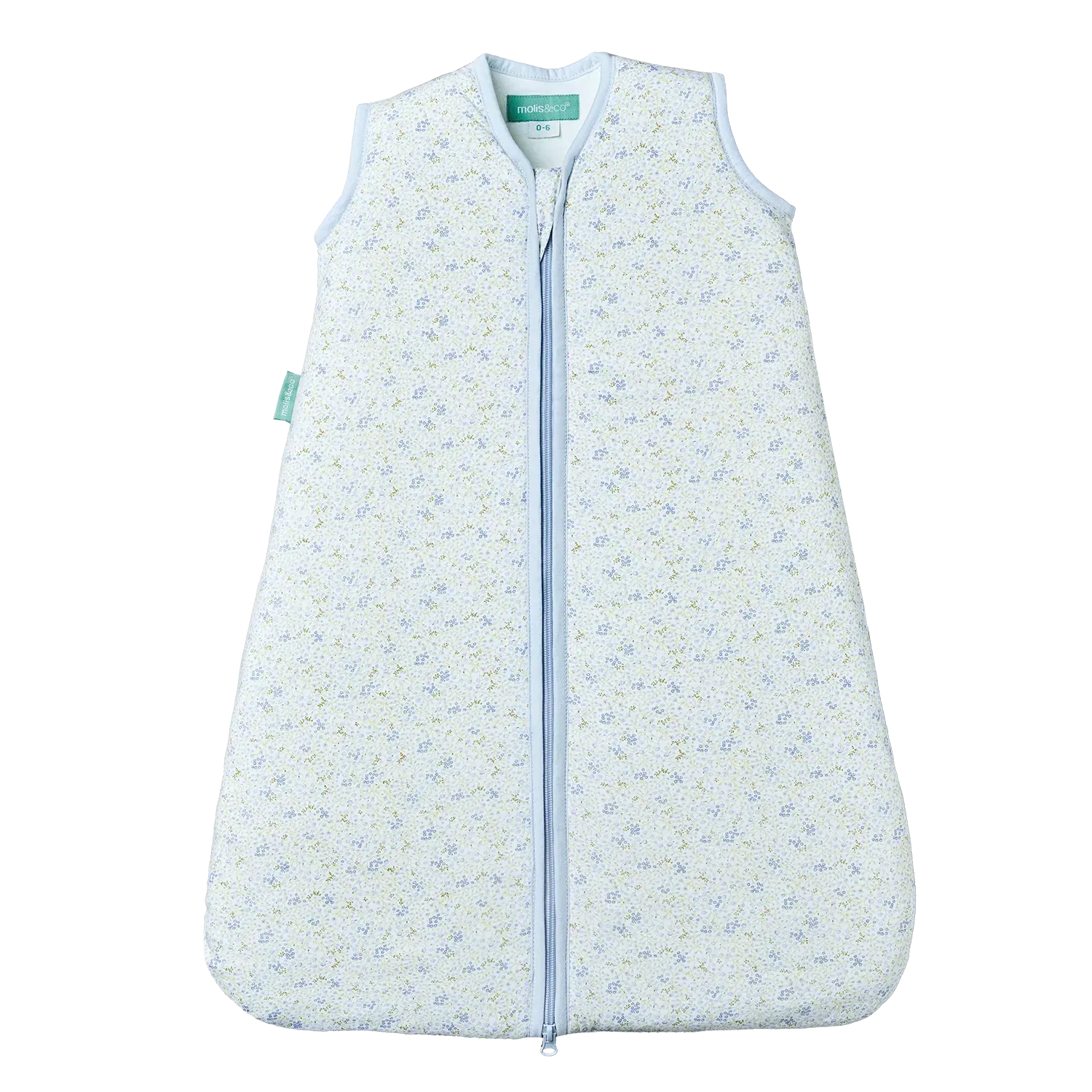 MOLIS SACO DORMIR TOG 1 color Blue Lily. Talla 0-6 meses