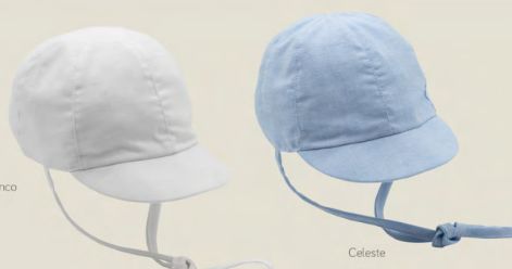 MIRALLES GORRITA VISERA BEBÉ ( blanco o azul )