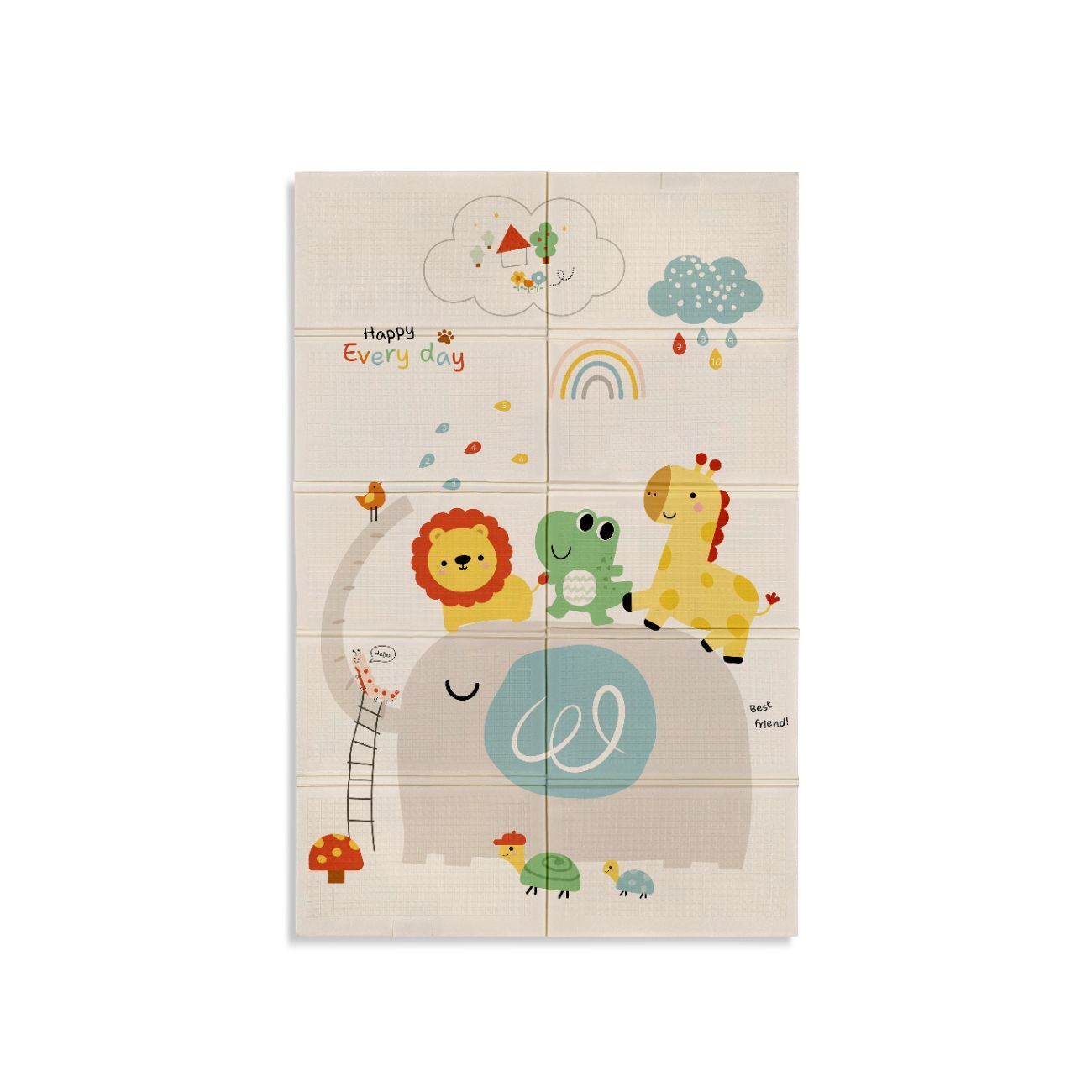 ALFOMBRA JUEGOS TRENDY MS 120*180 cm.  color Animal-Colores