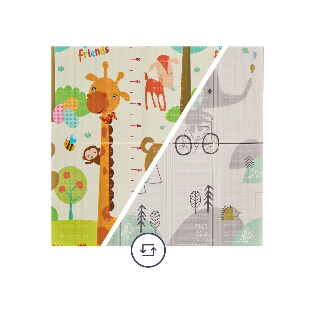 ALFOMBRA JUEGOS TRENDY MS 120*120 cm. color Elephant-Bear