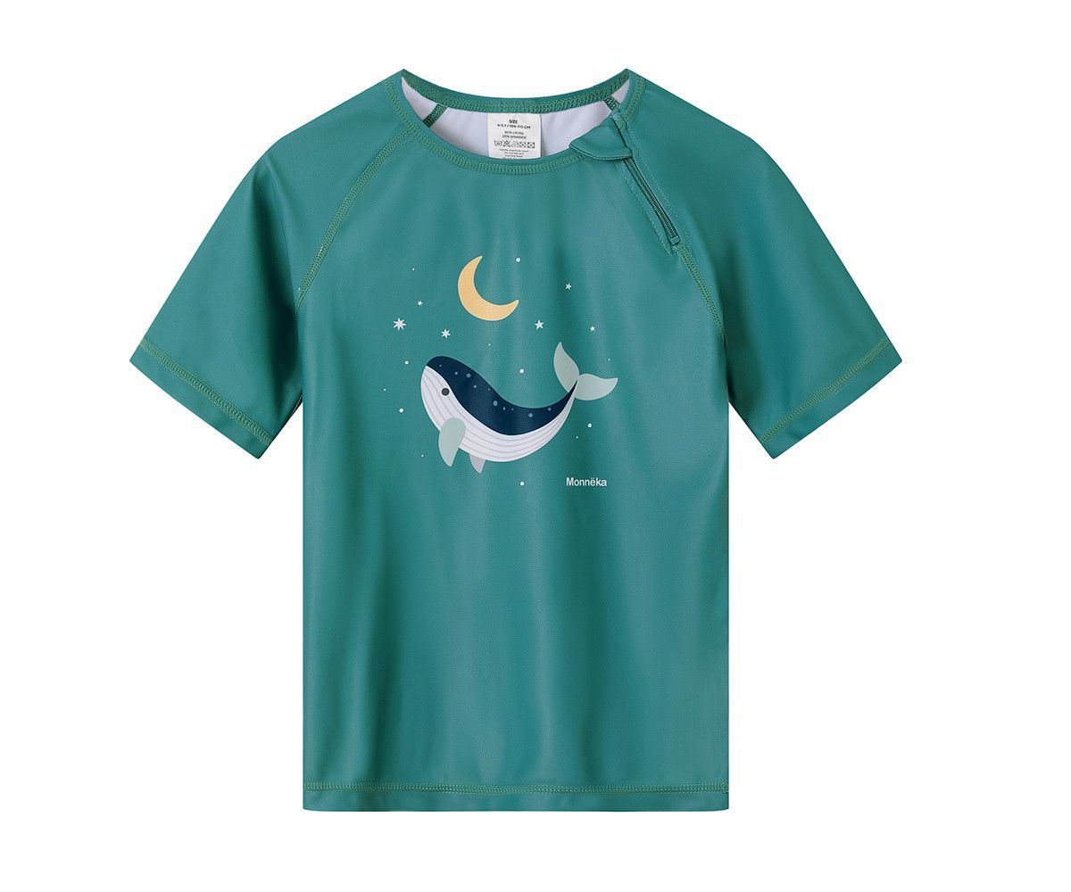 CAMISETA PROTECCIÓN SOLAR WHALE TEAL MONNEKA