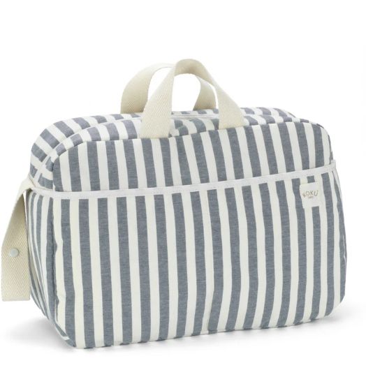 BOLSO MATERNAL STRIPS KOKU BABY color rayas NAVY BLUE