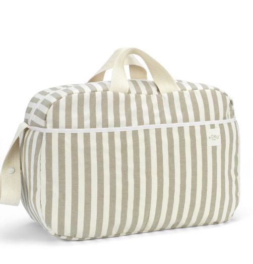 BOLSO MATERNAL STRIPE KOKU BABY color rayas TOPO BOLSO MATERNAL STRIPE KOKU BABY color rayas TOPO