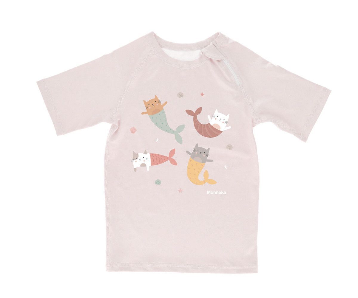 CAMISETA PROTECCIÓN SOLAR MERMAID CATS MONNEKA CAMISETA PROTECCIÓN SOLAR MERMAID CATS MONNEKA