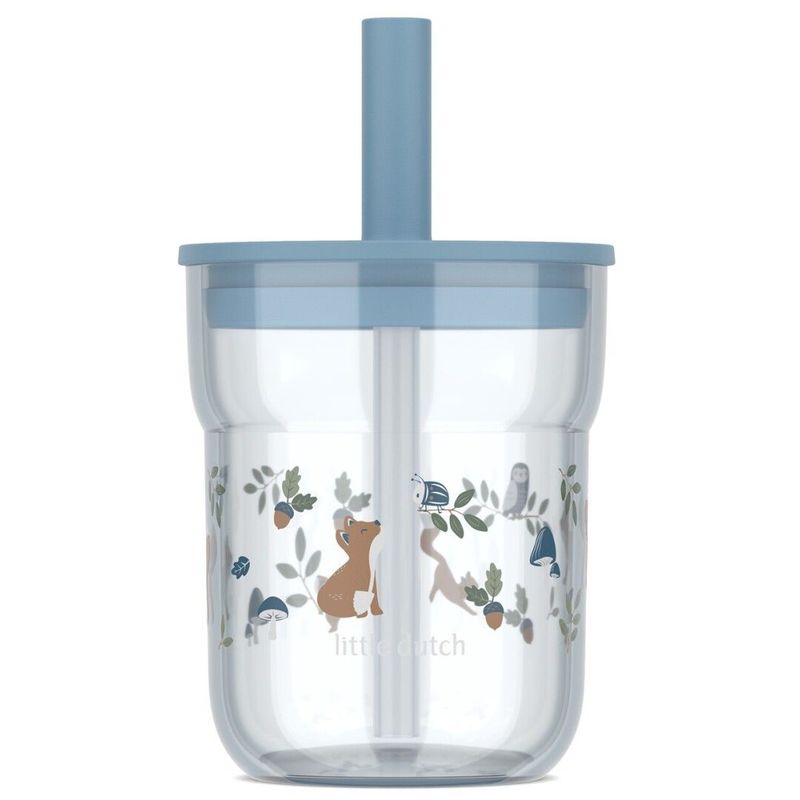 VASO CON PAJITA FOREST LITTLE DUTCH