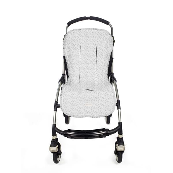 FUNDA SILLA LITTLE BLOOM FLOR GRIS PASITO A PASITO FUNDA SILLA LITTLE BLOOM FLOR GRIS PASITO A PASITO