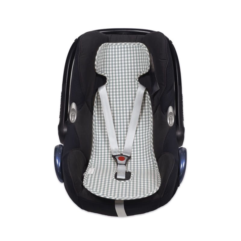COLCHONETA SILLA AUTO PRALINE VICHY MATCHA WALKING MUM COLCHONETA SILLA AUTO PRALINE VICHY MATCHA WALKING MUM