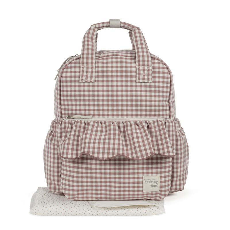 MOCHILA PRALINE VICHY MOKA WALKING MUM