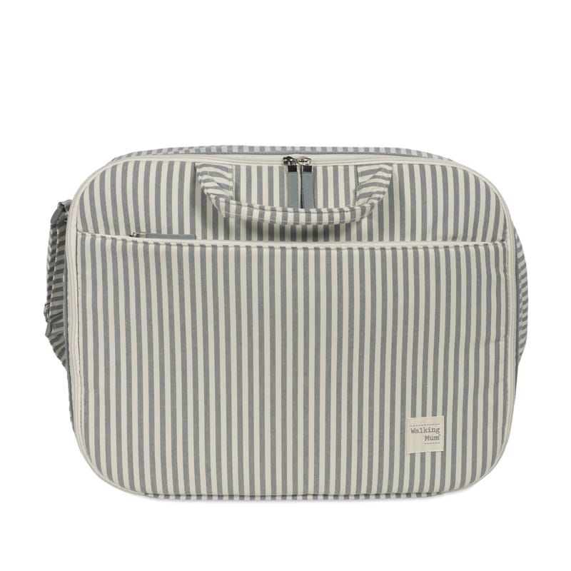 MALETA PRALINE RAYAS MATCHA WALKING MUM