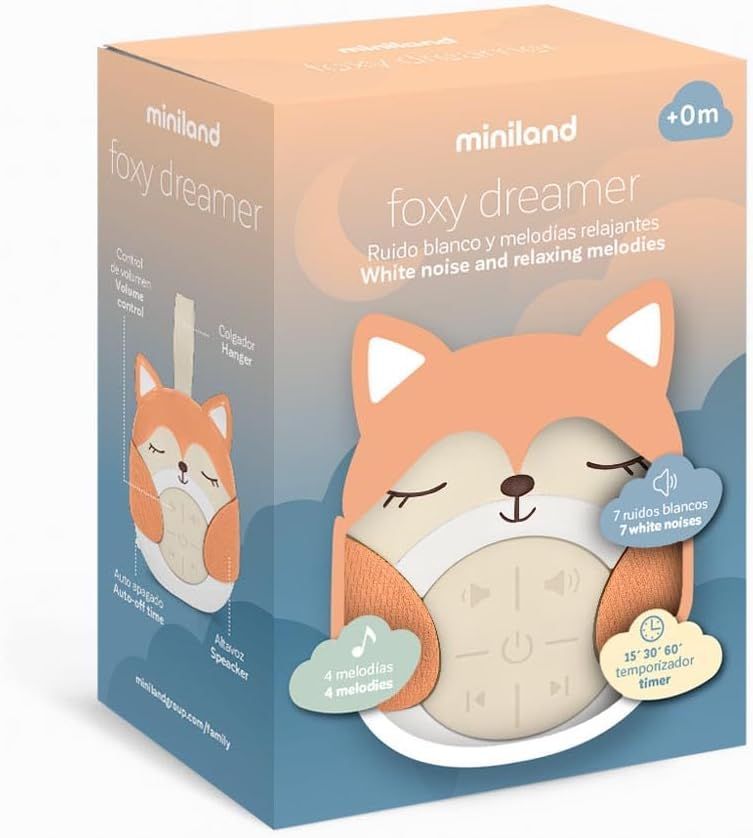 RUIDO BLANCO FOXY DREAMER PORTATIL MINILAND RUIDO BLANCO FOXY DREAMER PORTATIL MINILAND