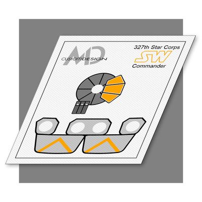 327th kama i pauldron Clone Commander