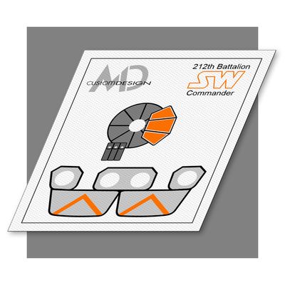 212th kama i pauldron Clone Commander