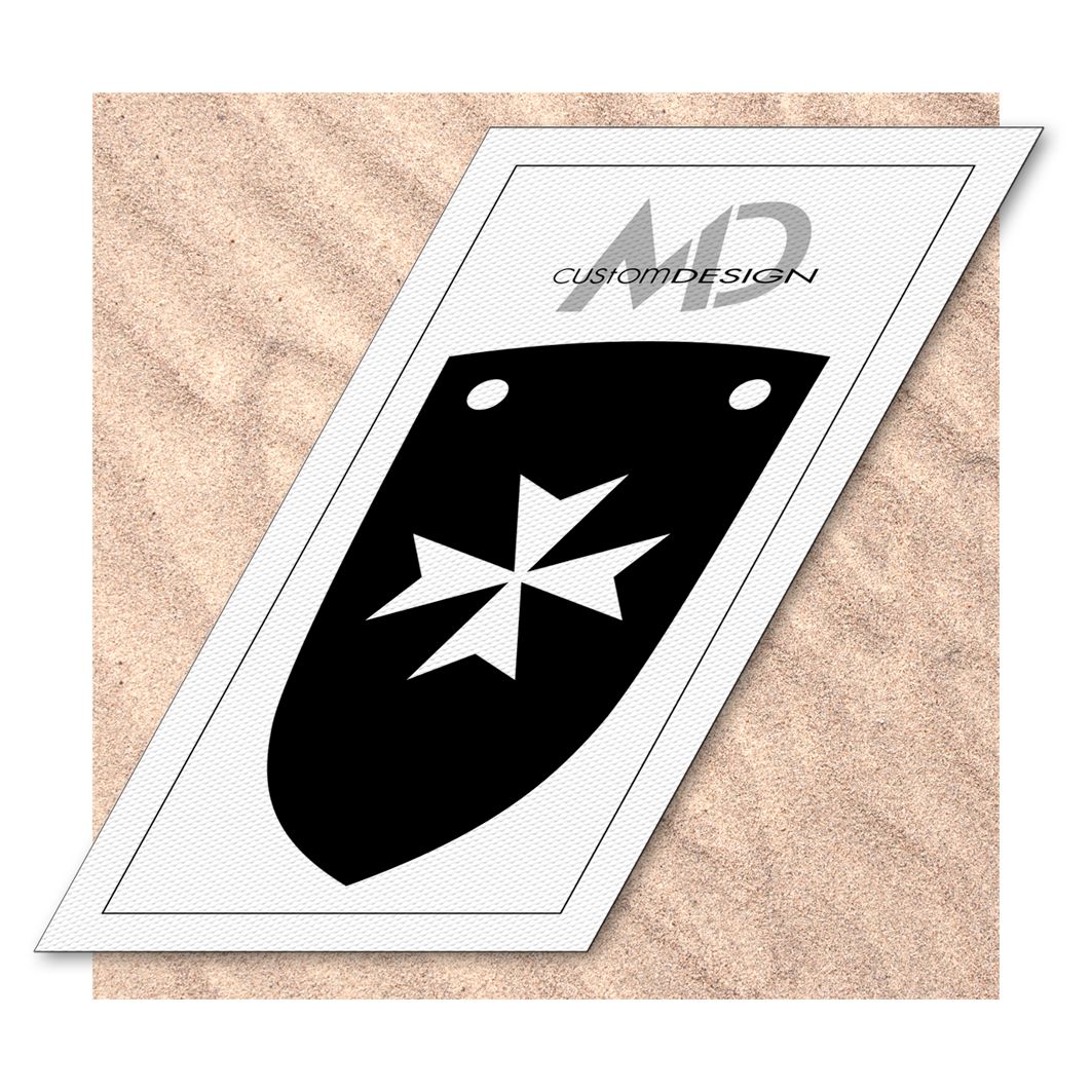 Flaga Zakonu Joannitów / Flag of the Hospitaller Knights