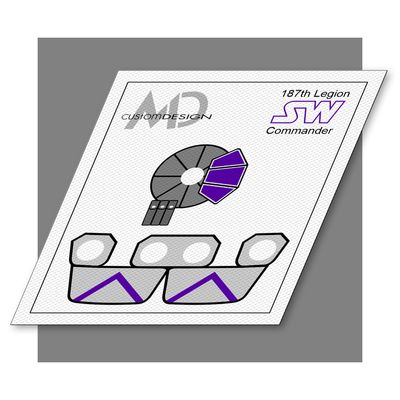 187th kama i pauldron Clone Commander