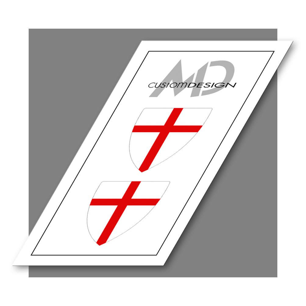 Naklejki na tarcze dla Rycerza -  Zakon Templariuszy / Templar Knight shield stickers