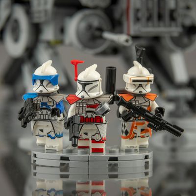 Tripack żołnierzy klonów 212th, 501st, CG / Tripack of clone troopers 212th, 501st, CG