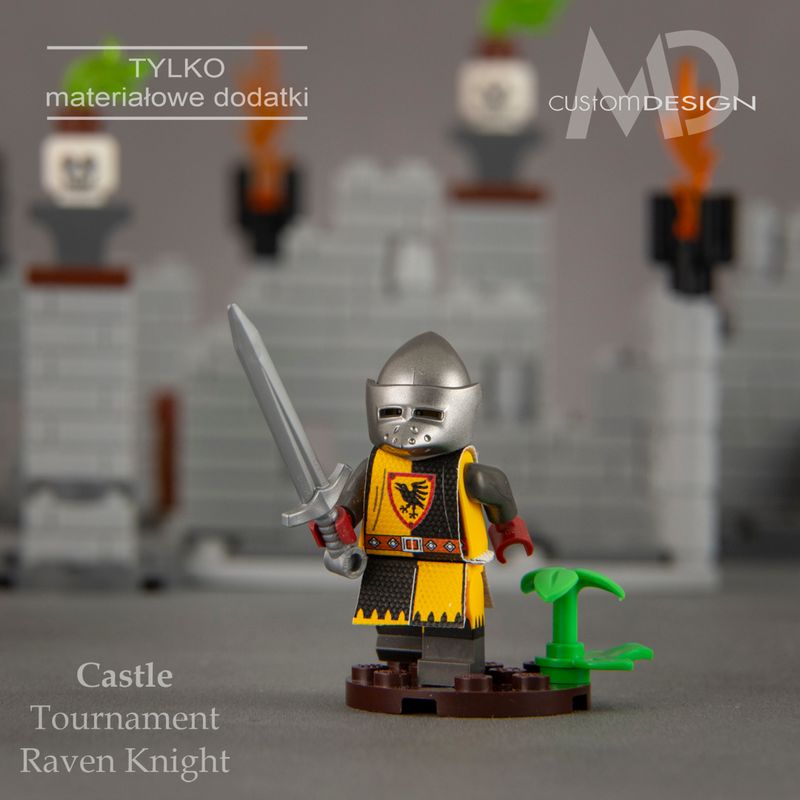 Tunika rycerza - Tournament Raven Knight