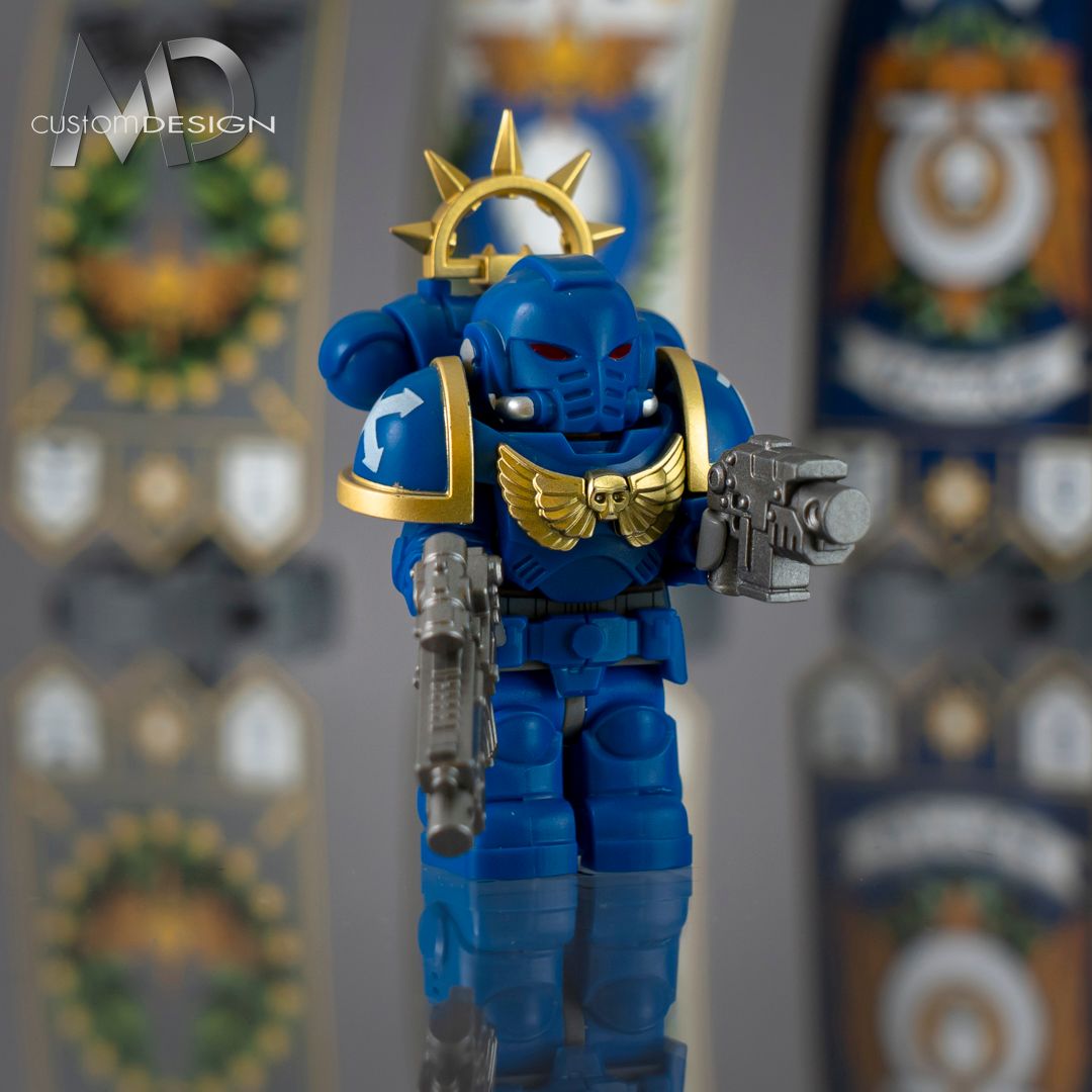 Pancerz Space Marine Tactical Ultramarine i bronie