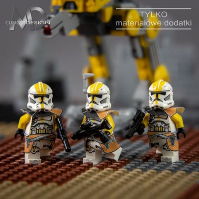 Drużyna żołnierzy klonów 327th Korpusu Galaktycznego / 327th clone troopers squad