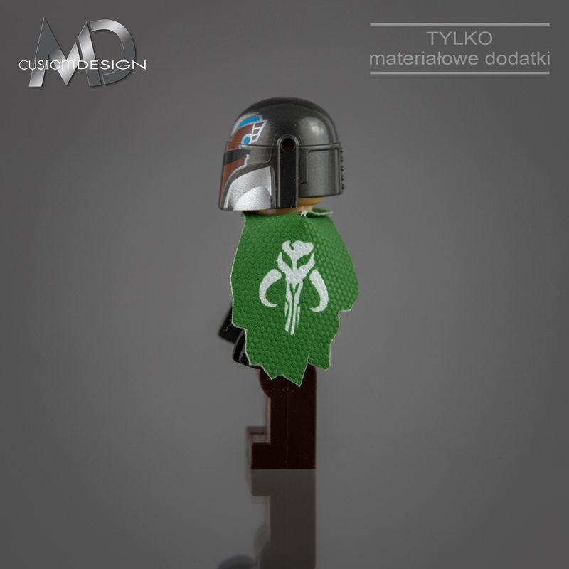 Mandalorian crest cape i pauldron (kolor green) Mandalorian crest cape i pauldron (kolor green)