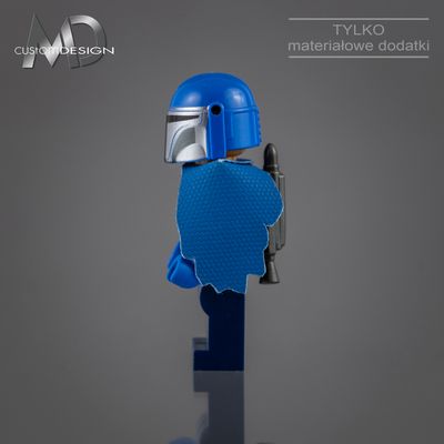 Cape i pauldron (kolor navy blue)