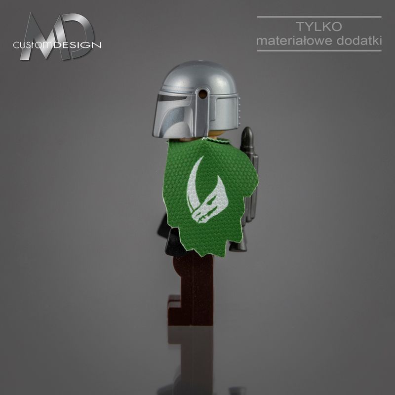 Clan Mudhorn cape i pauldron (kolor green) Clan Mudhorn cape i pauldron (kolor green)