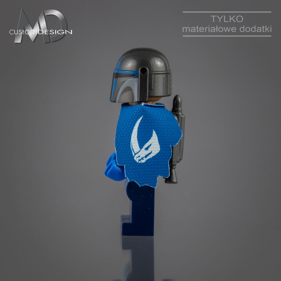 Clan Mudhorn cape i pauldron (kolor navy blue)