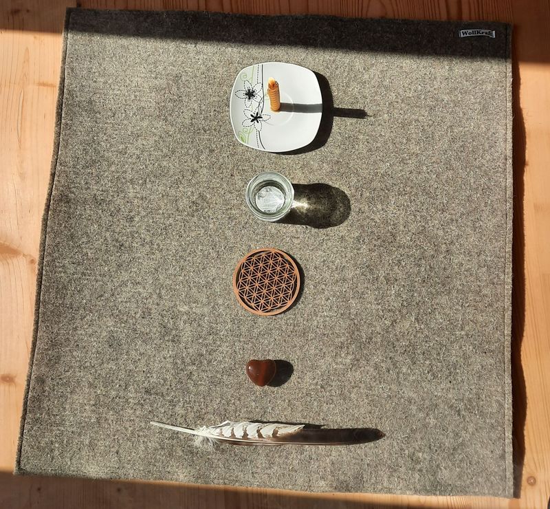 Meditationsunterlage
