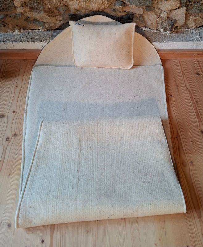 Schafwollschlafsack