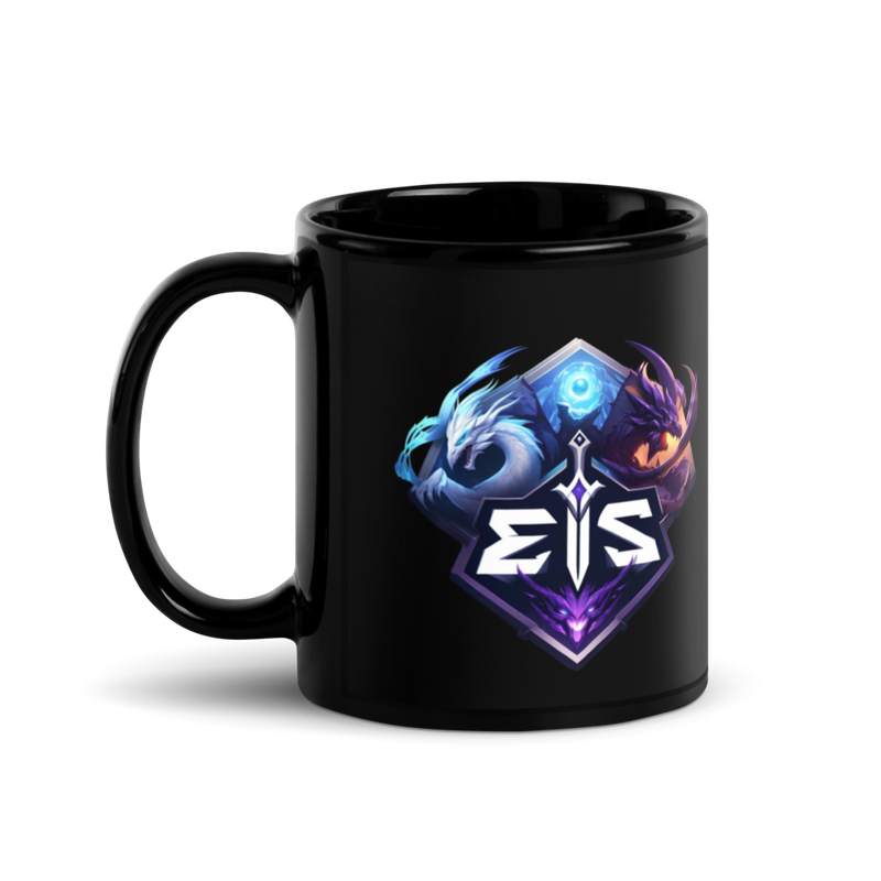 Black Glossy Mug EIS
