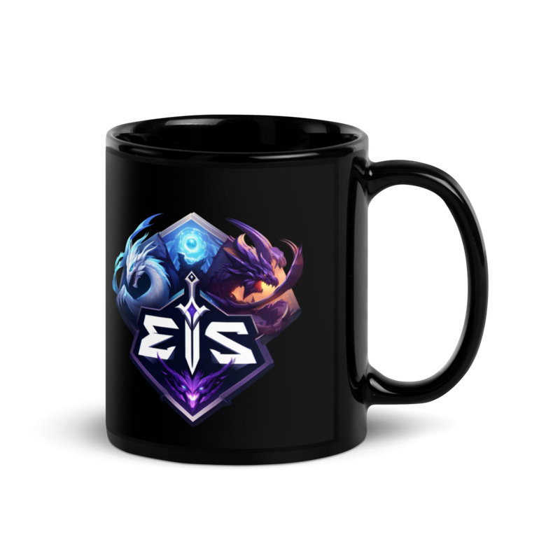 Black Glossy Mug EIS