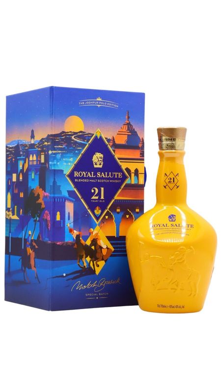 Royal Salute 21 Year Old Jodhpur Polo Edition Blended Scotch Whisky, 70Cl